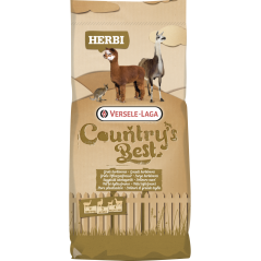 Country's Best HERBI Allround 3 & 4 Pellet 20kg - Granulé d'entretien pour grands herbivores et exotiques 451051 Versele-Laga...