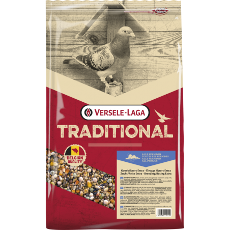 Traditional Elevage/Sport Extra 5kg - Mélange de qualité pour l'élevage et le sport à 6,25 € - Versele-Laga - 411011 - Tradit...