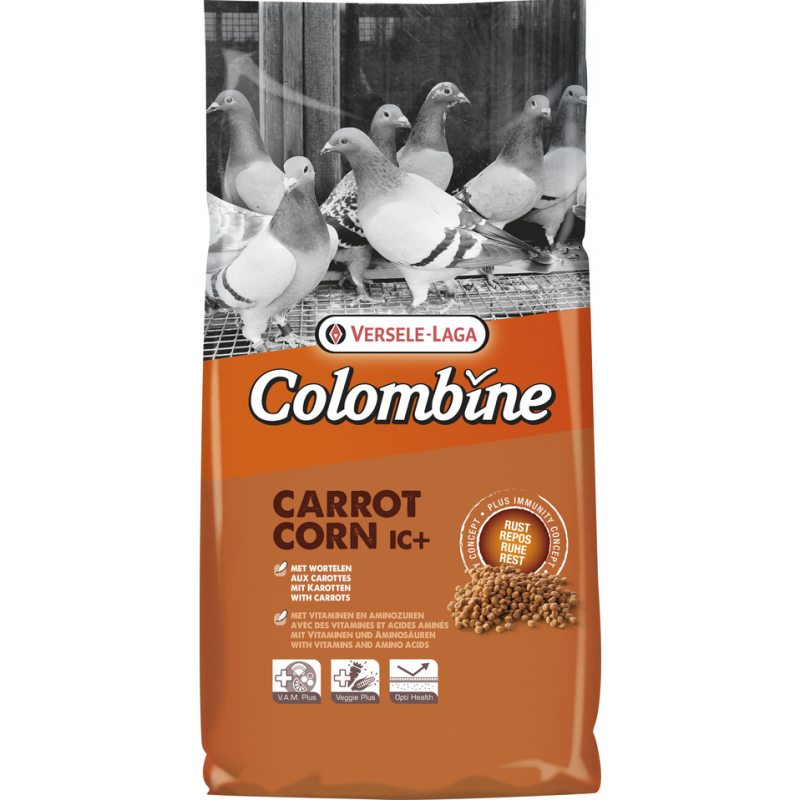 Colombine Carrot Corn I.C.⁺ 10kg - Granulé extrudé aux carottes 411193 Versele-Laga 16,50 € Ornibird