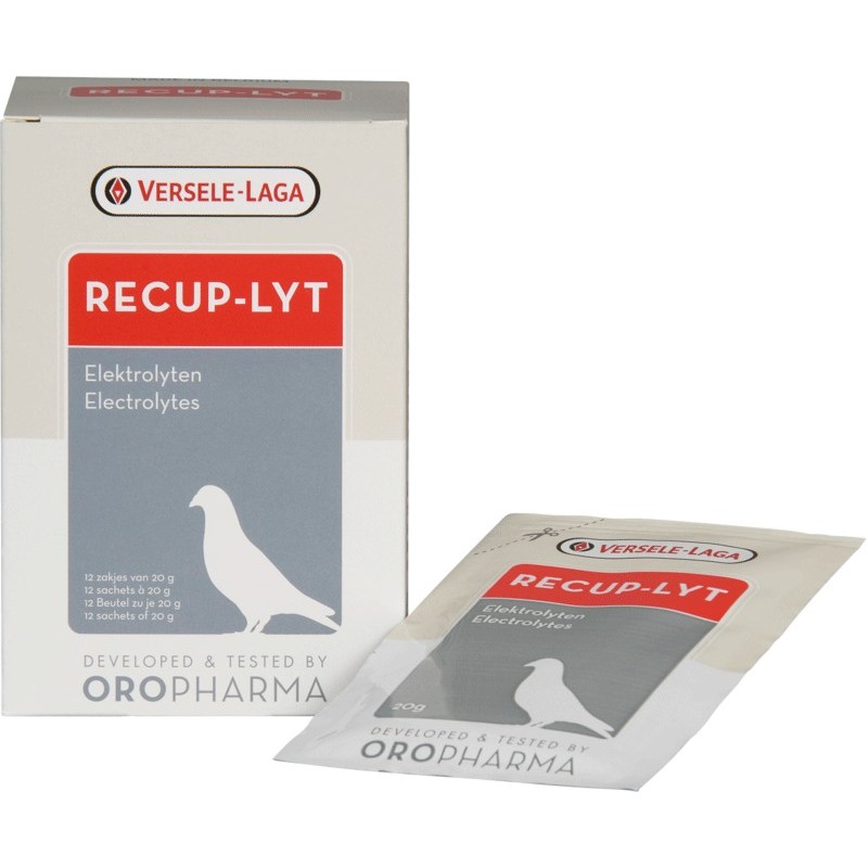 Oropharma Recup-Lyt 240gr - Mélange d'électrolytes sur une base de glucose - pigeons Oropharma Recup-Lyt 240gr - Mélange d'électrolytes sur une base de glucose - pigeons