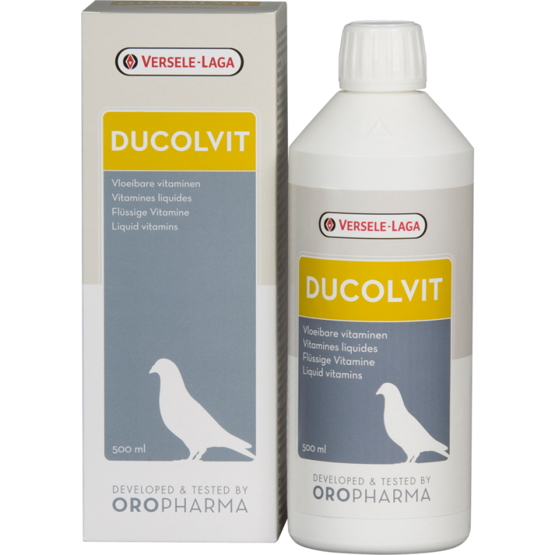 Oropharma Ducolvit 500ml - Complexe multi-vitaminé liquide - pigeons Oropharma Ducolvit 500ml - Complexe multi-vitaminé liquide - pigeons