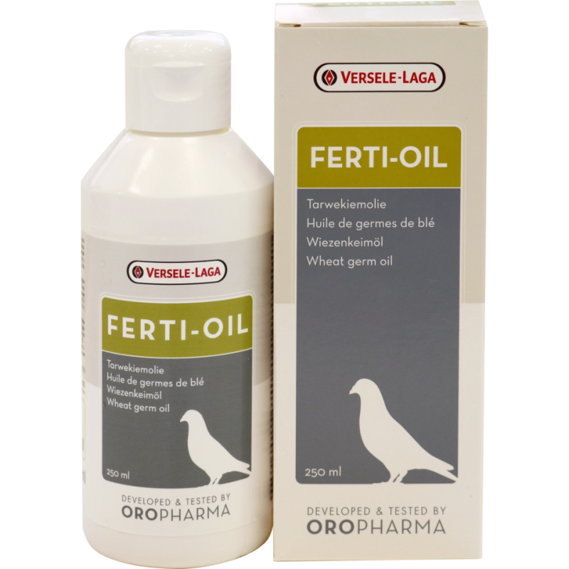 Oropharma Ferti-Oil 250ml - Huile de germes de blé - pigeons Oropharma Ferti-Oil 250ml - Huile de germes de blé - pigeons