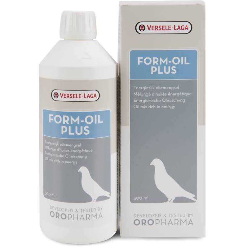 Oropharma Form-Oil Plus 500ml - Mélange énergétique de 14 huiles différentes - pigeons 460106 Versele-Laga 20,80 € Ornibird