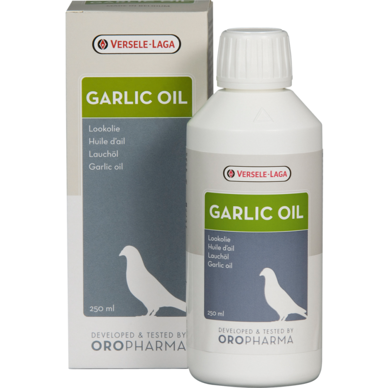 Oropharma Garlic Oil 250ml - Huile d'ail pigeons Oropharma Garlic Oil 250ml - Huile d'ail pigeons