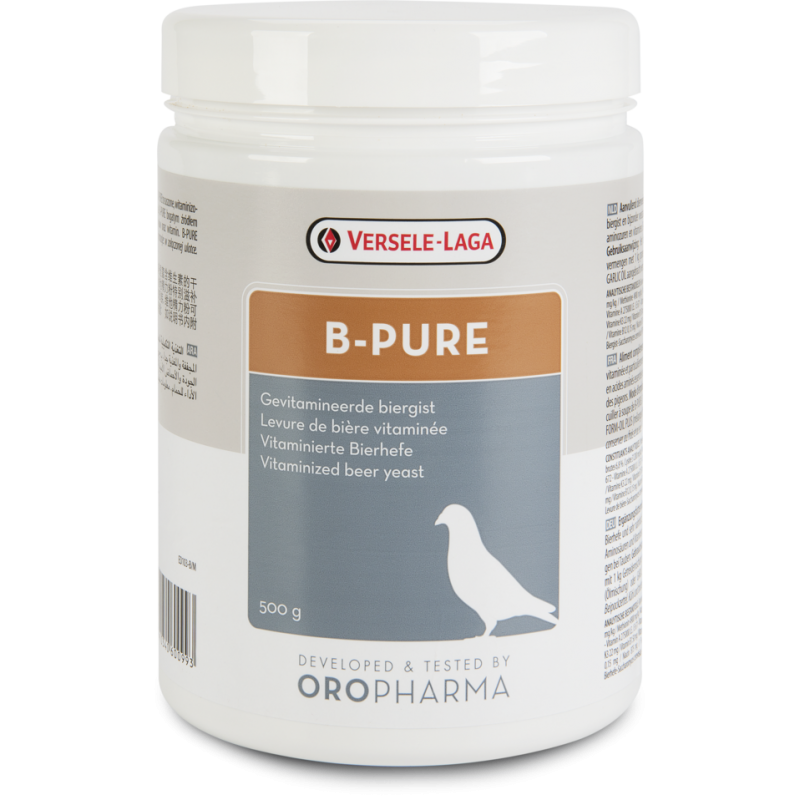 Oropharma B-Pure 500gr - Levure de bière vitaminée - pigeons 460099 Versele-Laga 7,55 € Ornibird
