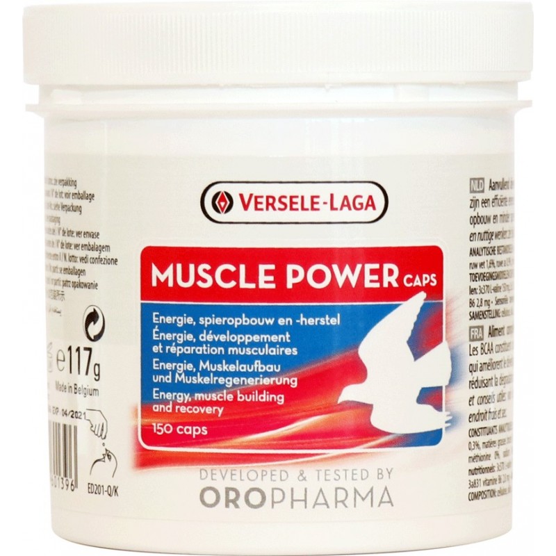 Oropharma Muscle Power 150 capsules - 460139 Versele-Laga 27,00 € Ornibird