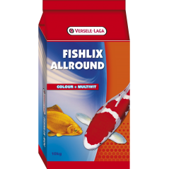 Fishlix Koi Meduim 4mm 8kg - Granulés extrudés flottants pour koi - 47,75 € - Versele-Laga - 5410340500040 - Ornibird SRL
