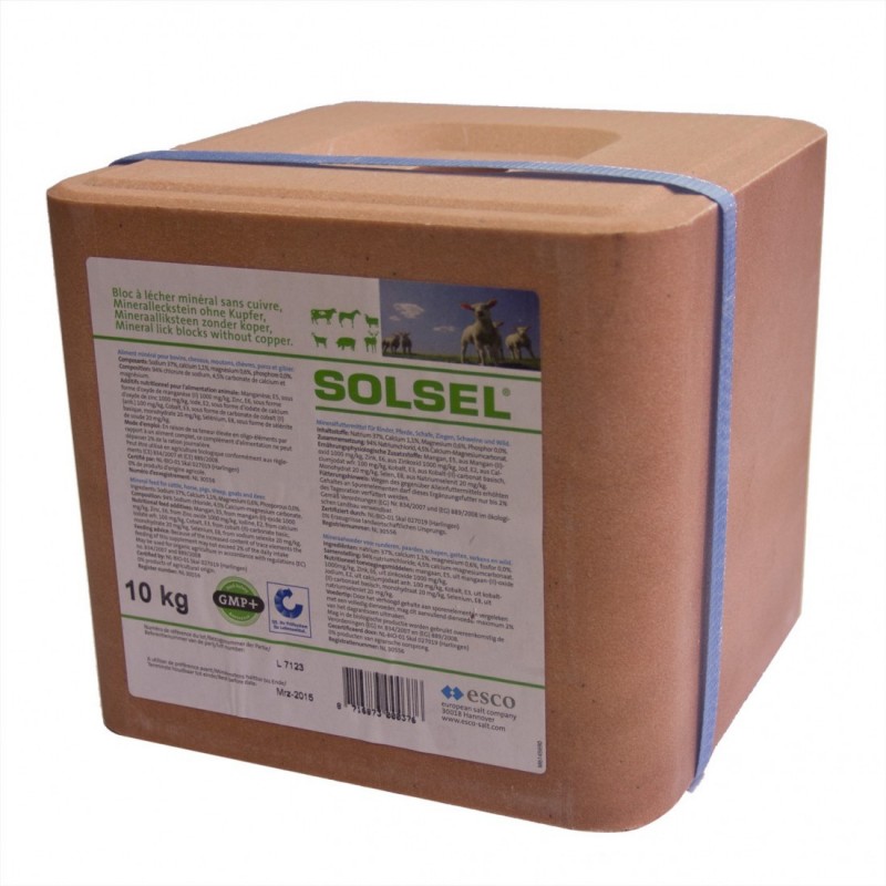 Versele-Laga Bloc Minéral à lécher sans cuivre 10kg