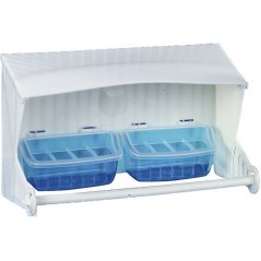 Porte mangeoire pour volières - S.T.A Soluzioni - 6,50 € - S.T.A. Soluzioni - 1598985785757 - Ornibird SRL