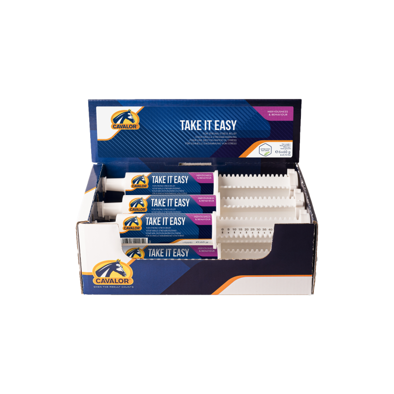Cavalor Take It Easy Paste 6x60gr - Pour un contrôle extra fort du stress