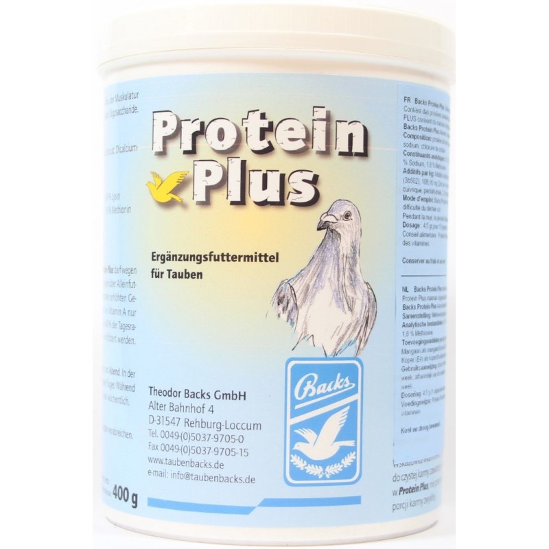 Protein plus 400gr - Backs 28048 Backs 25,30 € Ornibird