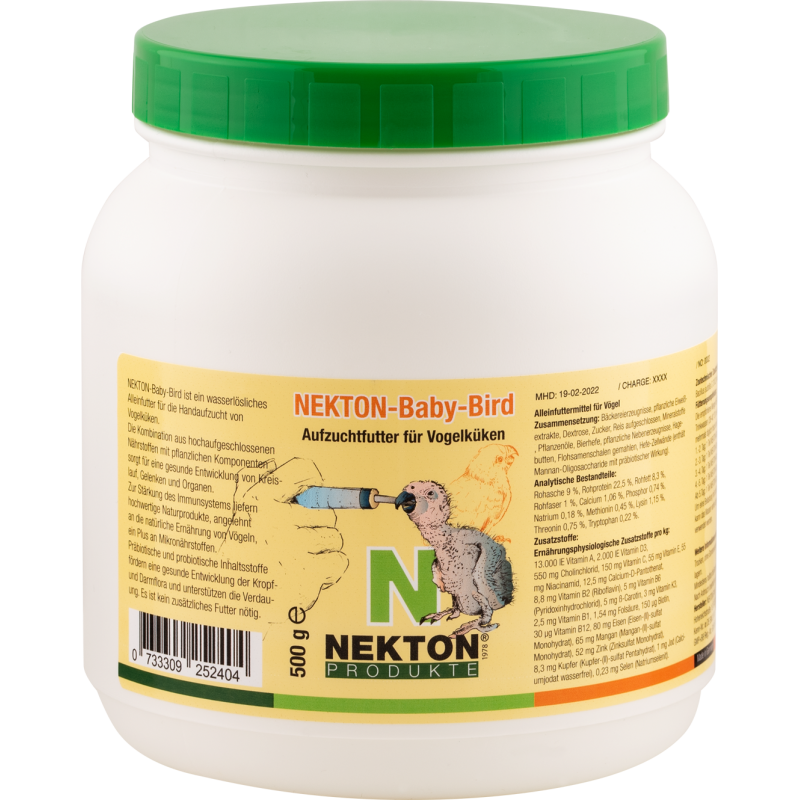 Nekton-Baby-Bird 500gr - Aliment pour le nourrissage à la main - Nekton 2520400 Nekton 14,95 € Ornibird
