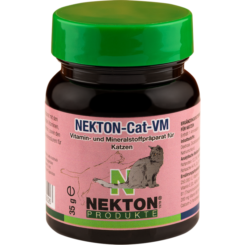 Nekton-Cat-VM supplément de vitamines et minéraux pour chats 35gr - Nekton 283035 Nekton 8,50 € Ornibird