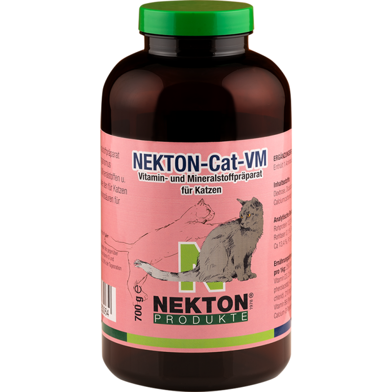 Nekton-Cat-VM 700gr - Supplément de vitamines et minéraux pour chats - Nekton