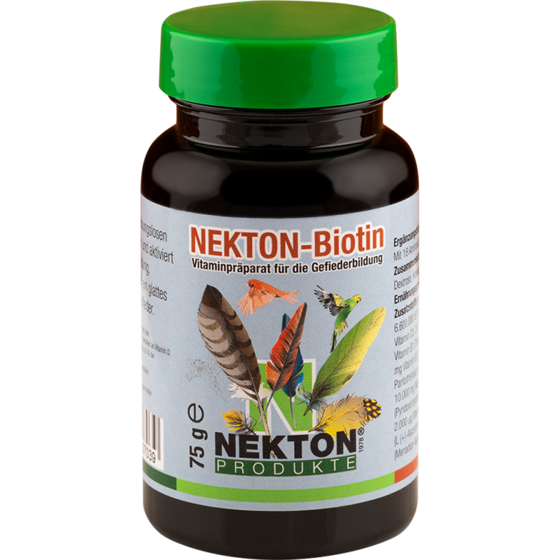 Nekton-Biotin 75gr - Préparation à base de vitamines pour la pousse des plumes - Nekton 207075 Nekton 15,95 € Ornibird