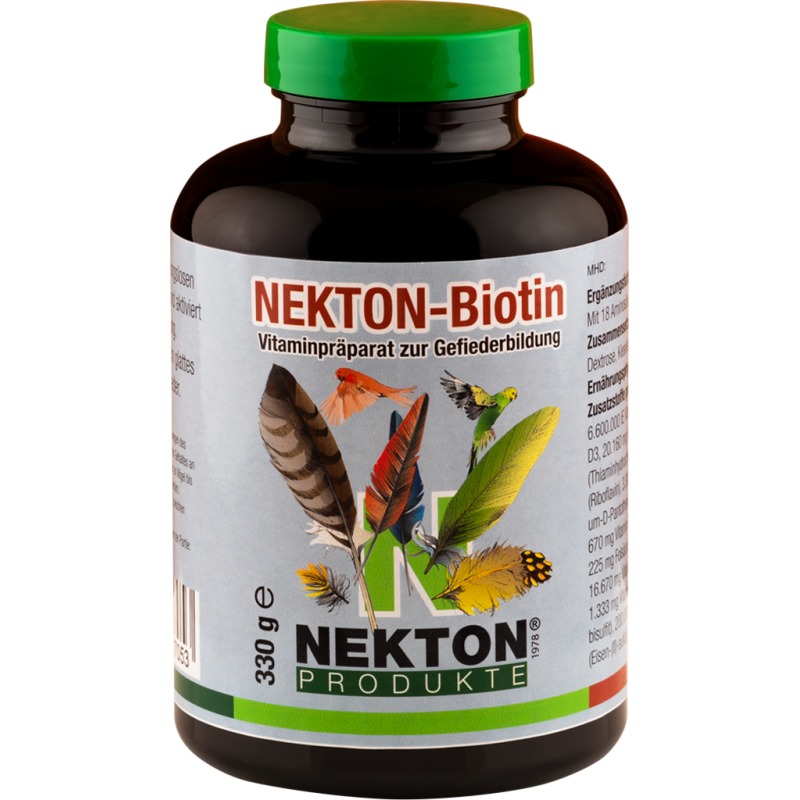 Nekton-Biotin 330gr - Préparation à base de vitamines pour la pousse des plumes - Nekton 207375 Nekton 40,57 € Ornibird