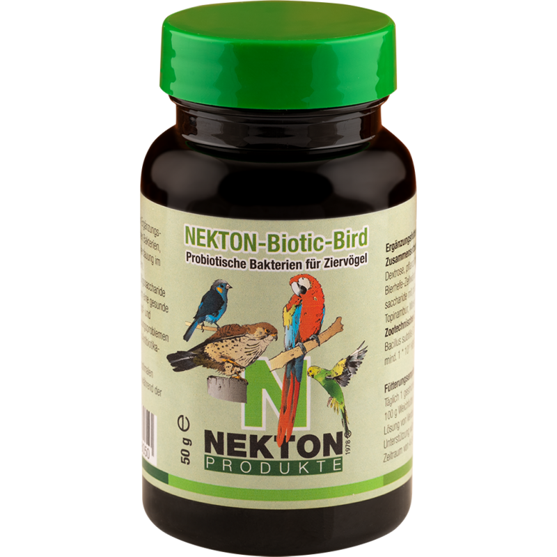 Nekton-Biotic-Bird 50gr - Supplément de probiotiques pour oiseaux - Nekton 208050 Nekton 8,50 € Ornibird