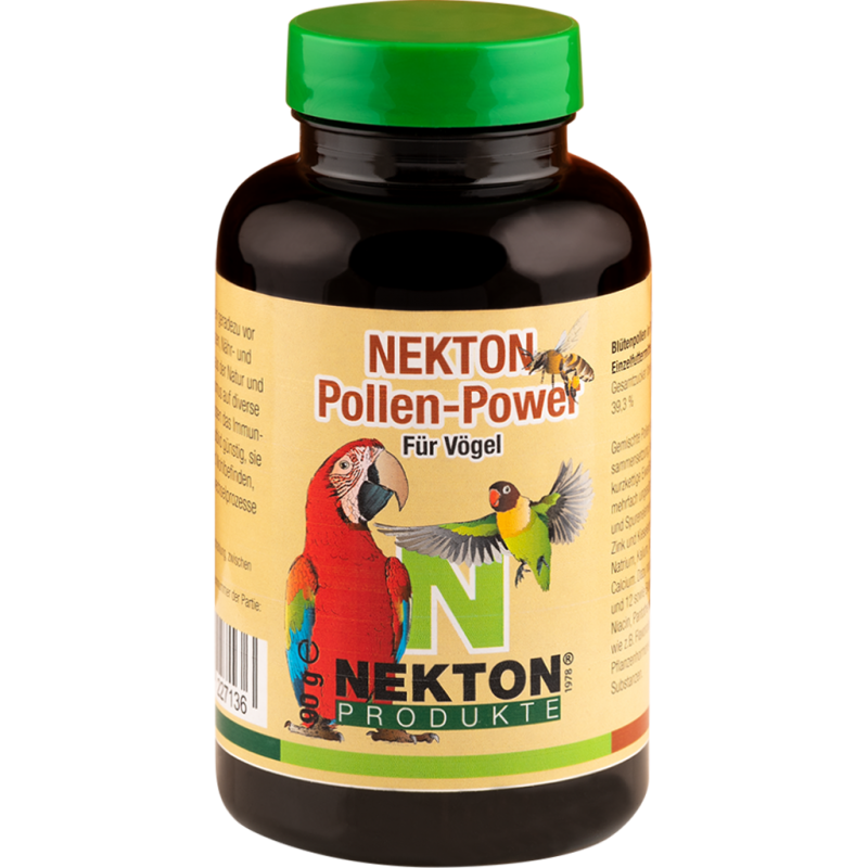 Nekton-Pollen Power 90gr - Pollen pour oiseaux - Nekton 227130 Nekton 13,79 € Ornibird Nekton-Pollen Power 90gr - Pollen pour oiseaux - Nekton 227130 Nekton 13,79 € Ornibird