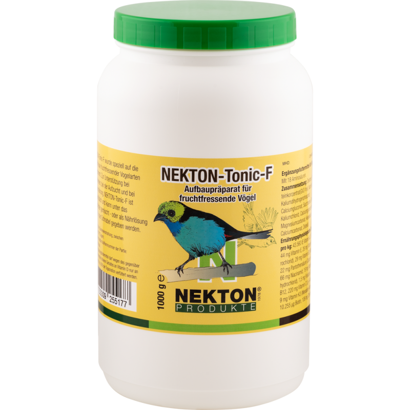 Nekton-Tonic-F 1000gr - Préparation à la croissance des frugivores - Nekton 255800 Nekton 54,90 € Ornibird Nekton-Tonic-F 1000gr - Préparation à la croissance des frugivores - Nekton 255800 Nekton 54,90 € Ornibird