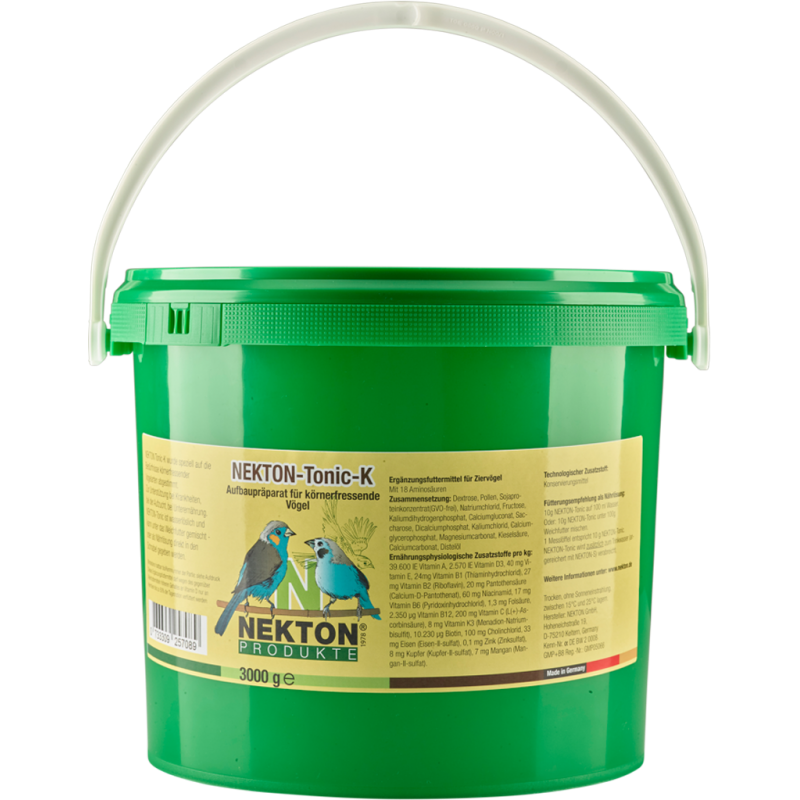 Nekton-Tonic-K 3kg - Préparation de croissance pour granivores - Nekton 257K3000 Nekton 144,50 € Ornibird