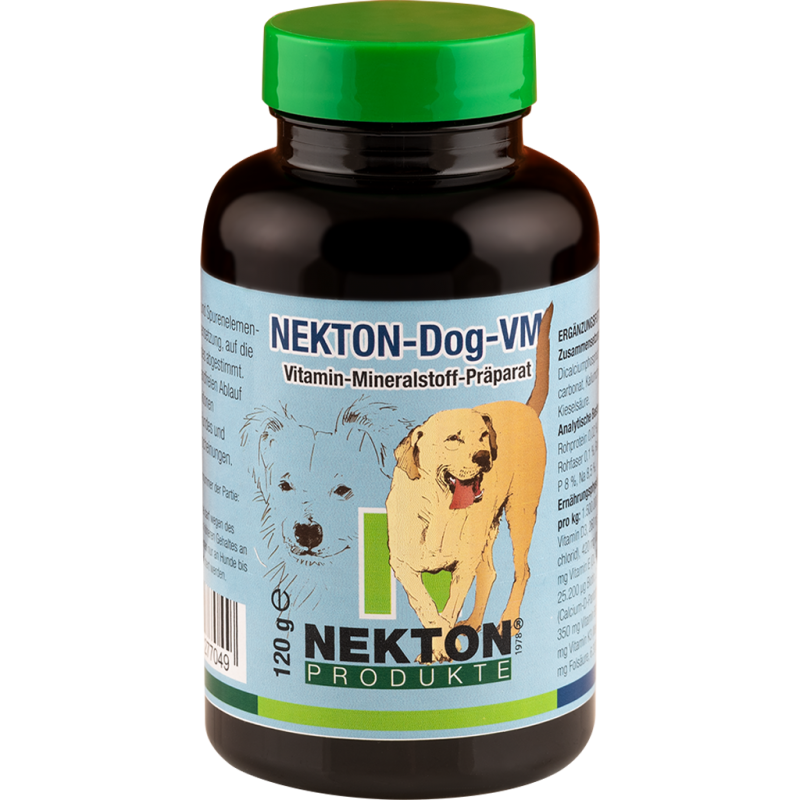 Nekton-Dog-VM 120gr - Supplément de vitamines et minéraux pour chiens - Nekton Nekton-Dog-VM 120gr - Supplément de vitamines et minéraux pour chiens - Nekton