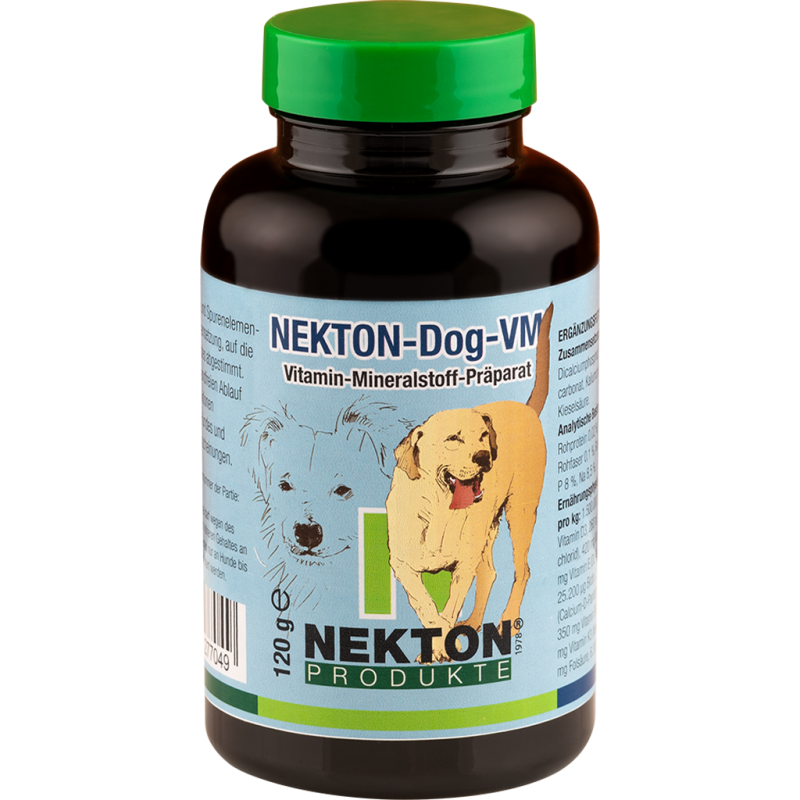 Nekton-Dog-VM supplément de vitamines et minéraux pour chiens 120gr - Nekton 277150 Nekton 15,95 € Ornibird