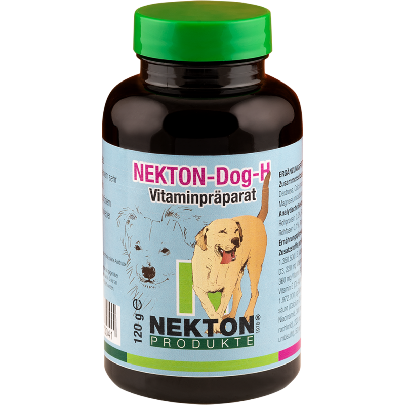 Nekton-Dog-H 120gr - Supplément De Vitamines Pour Le Pelage Et La Peau - Nekton Nekton-Dog-H 120gr - Supplément De Vitamines Pour Le Pelage Et La Peau - Nekton