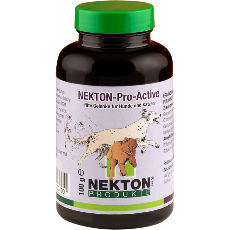 Nekton-Pro-Active 100gr - Un Soutien Pour L’Appareil Locomoteur Des Chiens Et Des Chats - Nekton