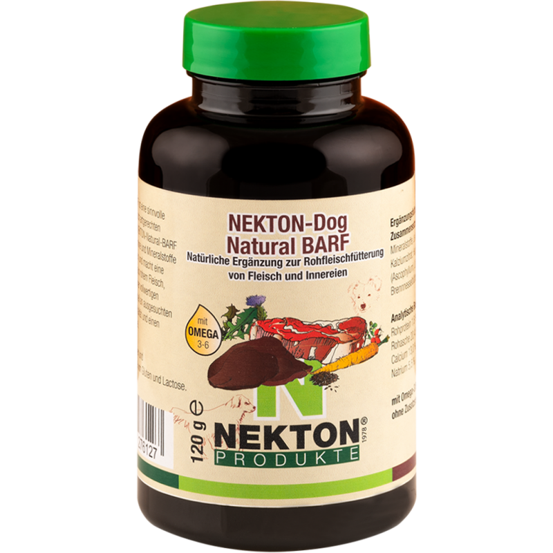Nekton-Dog Natural-BARF 120gr - Nutriments Naturels Pour L'Alimentation Crue - Nekton Nekton-Dog Natural-BARF 120gr - Nutriments Naturels Pour L'Alimentation Crue - Nekton