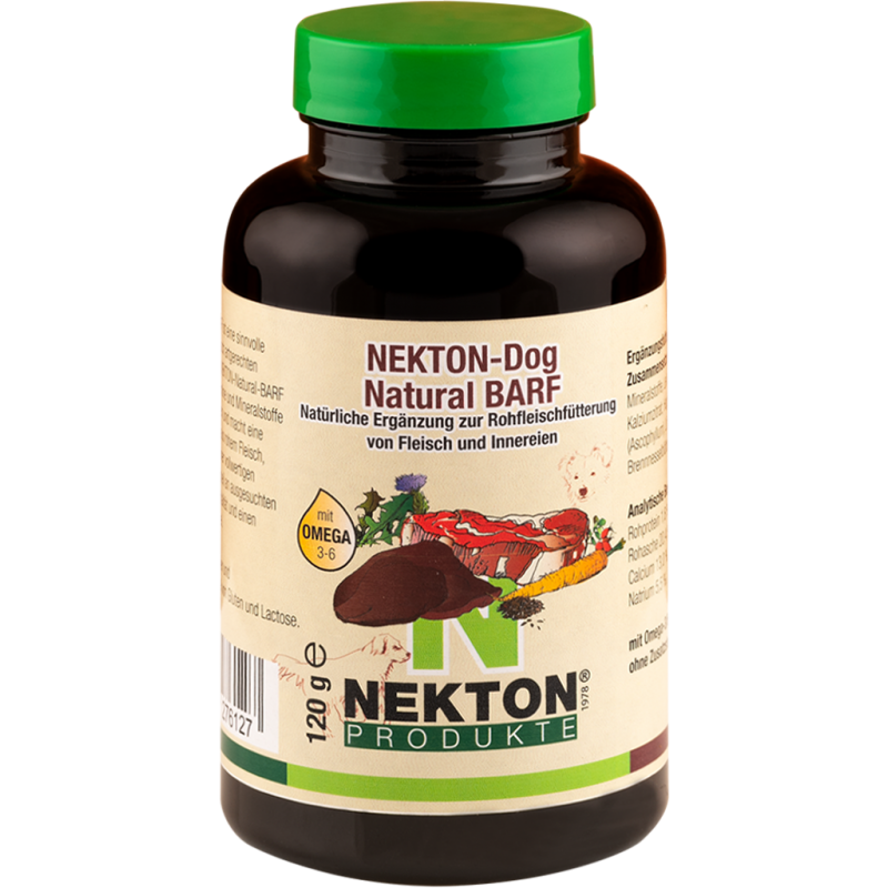 Nekton-Dog Natural-BARF 120gr - Nutriments Naturels Pour L'Alimentation Crue - Nekton 276120 Nekton 11,50 € Ornibird