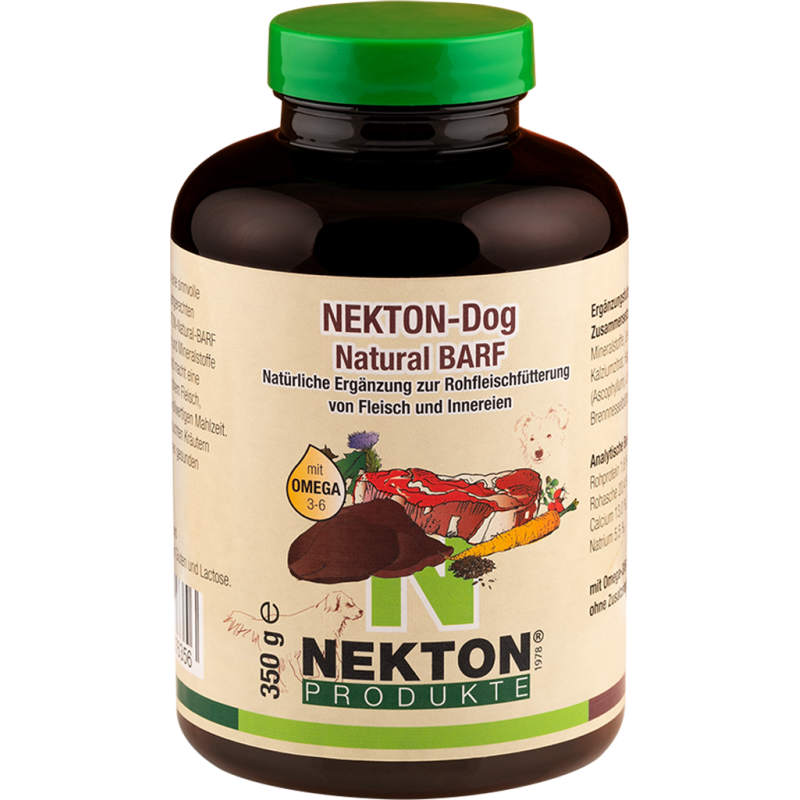 Nekton-Dog Natural-BARF 350gr - Nutriments Naturels Pour L'Alimentation Crue - Nekton
