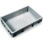Baignoire rectangulaire en plastique gris