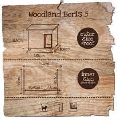 Woodland Niche pour chien Boris Classic 163x106x116cm - Duvo+ - 615,00 € - Duvo + - 5413382700706 - Ornibird SRL