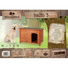 Woodland Niche pour chien Balto Classic 116x76x82cm - Duvo+ - 300,00 € - Duvo + - 5413382026578 - Ornibird SRL