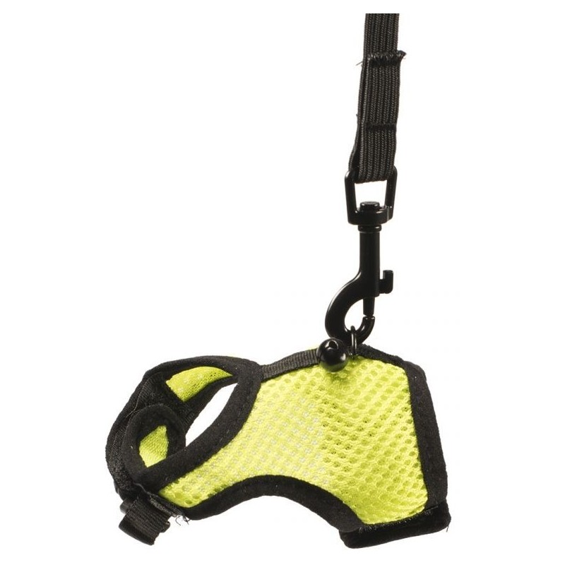 Harnais de Promenade Petits Animaux Jaune Taille S - Duvo+ Harnais de Promenade Petits Animaux Jaune Taille S - Duvo+