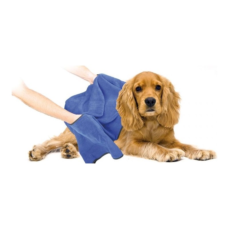 Serviette de Bain pour chien microfibre 40x60cm - Duvo+