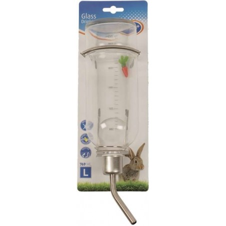 Bouteille en Verre pour Rongeurs L-769ml - Duvo+ à 13,85 € - Duvo + - 10008 - Biberons/abreuvoirs