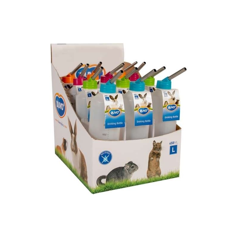 Bouteille en Plastique Rongeurs L-450ml - Duvo+ Bouteille en Plastique Rongeurs L-450ml - Duvo+