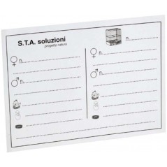 Fiche pour carte d'élevage - S.T.A. Soluzioni I092B S.T.A. Soluzioni 0,15 € Ornibird