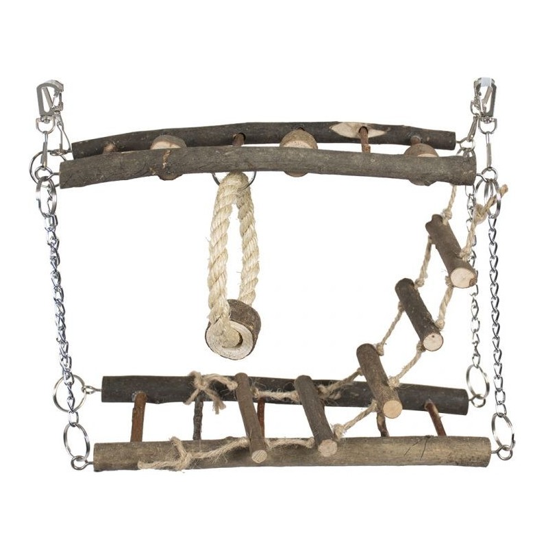 Pont Suspendu en bois naturel 27x17x7cm - Duvo+ 10241 Duvo + 13,55 € Ornibird Pont Suspendu en bois naturel 27x17x7cm - Duvo+ 10241 Duvo + 13,55 € Ornibird
