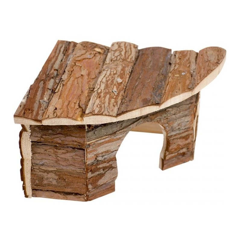 Lodge de coin en écorce 22x22x13cm - Duvo+ Lodge de coin en écorce 22x22x13cm - Duvo+