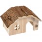 Lodge en Bois avec Toit en écorce 21x13x12cm - Duvo+ Lodge en Bois avec Toit en écorce 21x13x12cm - Duvo+