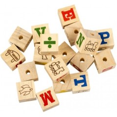 Smart cubes en bois S-18pièces - Duvo+ - 6,45 € - Duvo + - 5414365252786 - Ornibird SRL