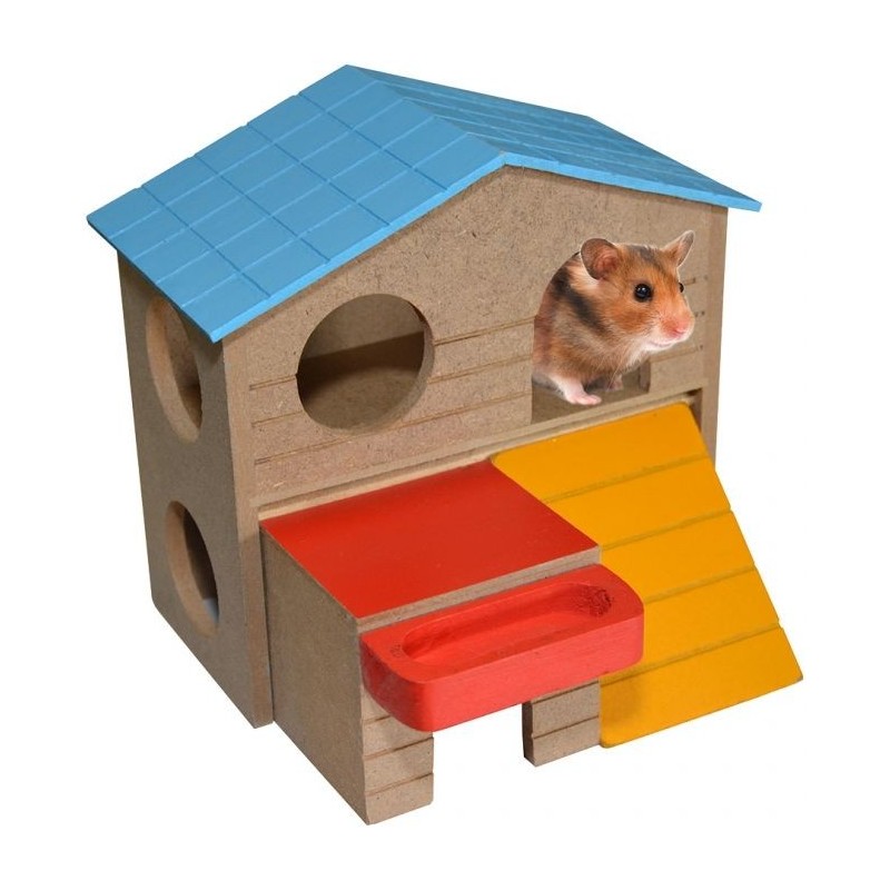 Hamster Villa 13x16x15,5cm - Duvo+ 1717093 Duvo + 15,45 € Ornibird
