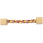 Playing Rope With Wooden blocks 3x3x20cm - Duvo+ Playing Rope With Wooden blocks 3x3x20cm - Duvo+