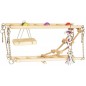 Pont Suspendu en bois avec Balancoire 27x16x10cm - Duvo+ Pont Suspendu en bois avec Balancoire 27x16x10cm - Duvo+