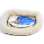 Panier oval en peau de mouton Brun 50x35cm - Duvo+ Panier oval en peau de mouton Brun 50x35cm - Duvo+
