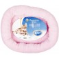 Panier oval en peau de mouton Rose 40x45cm - Duvo+ Panier oval en peau de mouton Rose 40x45cm - Duvo+