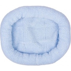 Panier oval en peau de mouton Bleu 40x45cm - Duvo+ - 19,45 € - Duvo + - 5413382003104 - Ornibird SRL