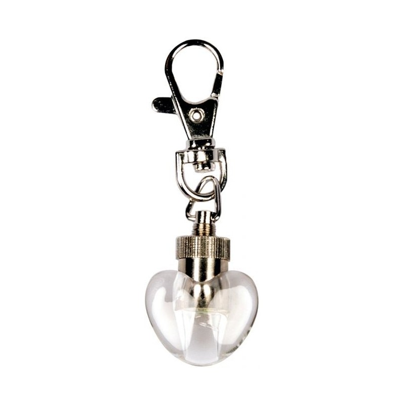 Led Lumiere Flash Coeur Transparent 7cm - Duvo+ Led Lumiere Flash Coeur Transparent 7cm - Duvo+